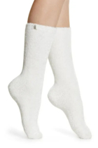 Белые пушистые носочки