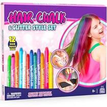 Colored hair chalk