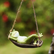Frog in a hammock