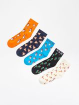 5 pairs of New Year's socks