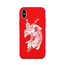 Case for iPhone X silicone matte “Gladiator”