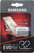 Карта памяти Samsung microSDHC EVO Plus V2 32GB