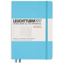 Weekly planner for 2020 A5, 72 sheets, blue brand Leuchtturm 1917