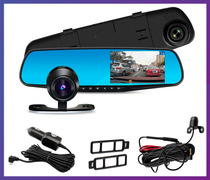 DVR with mirror and rear camera