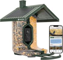 Birdhouse with solar battery