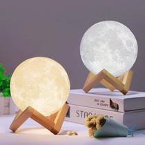 Настольный светильник 3D Луна