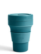 Складной стакан Pocket cup, 355 мл, цвет Lagoon Stojo