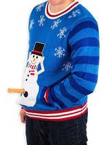 Смешной свитер снеговик