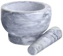 Mortar and pestle, marble, 300 ml