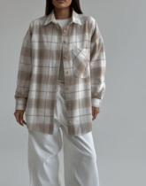 Checkered insulated shirt