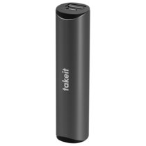 Зовнішній акумулятор Takeit Steel 2600 mAh Grey (TKTPBSTEEL2600GREY)