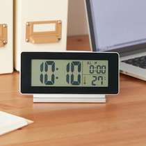 Clock thermometer alarm clock