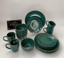 Emerald colored ceramics